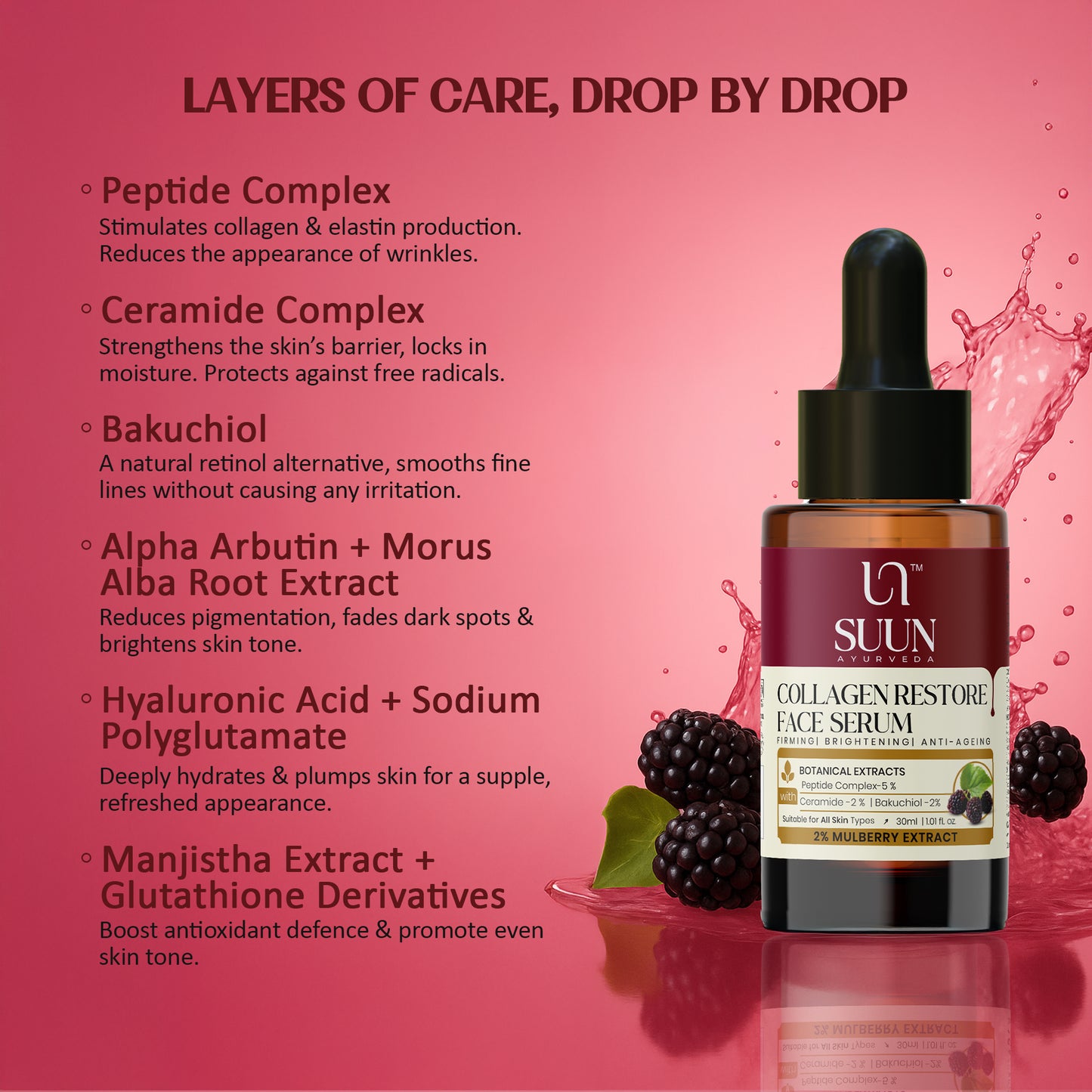 Suun Ayurveda Collagen Restore Face Serum